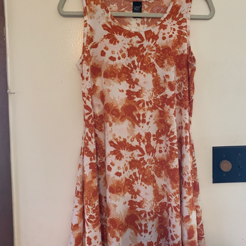 Lildy Printed Pocket Sleeveless Tunic Size S-M